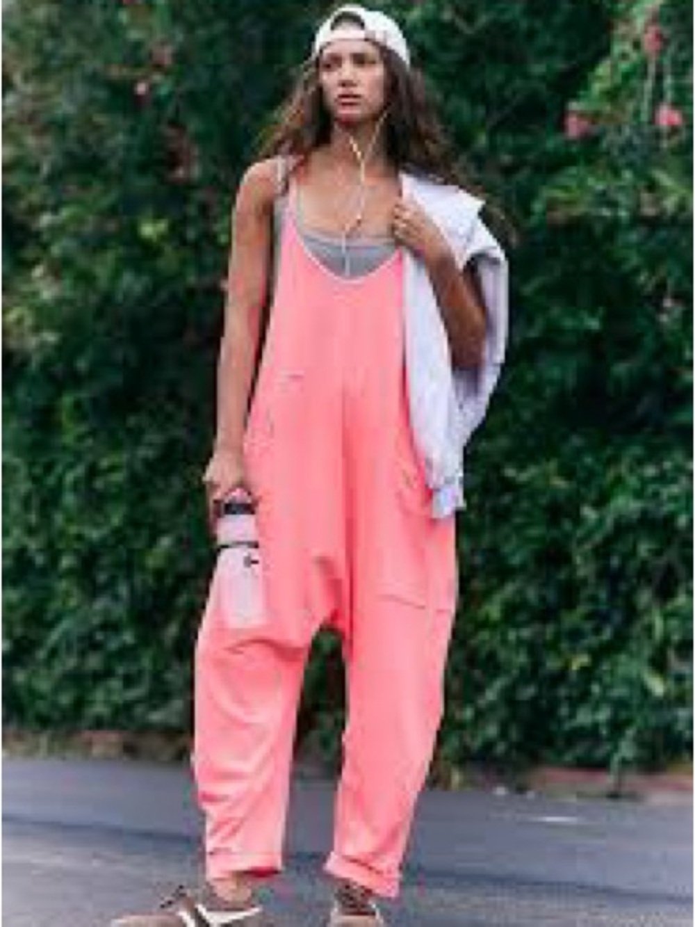 Free People FP Movement Hot Shot Onesie Womens XS Coral Excellent Jumpsuit - Picture 2 of 8